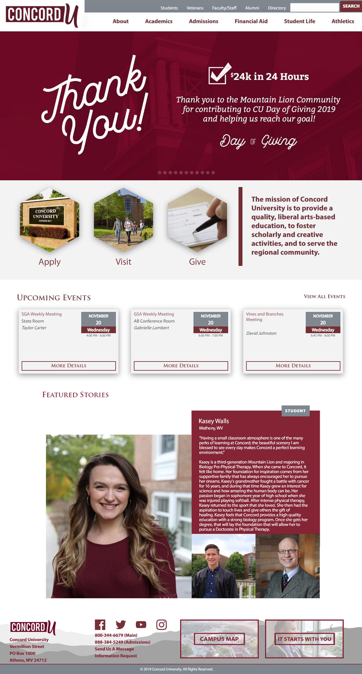 ADA Complaint University Website Design and Development WV