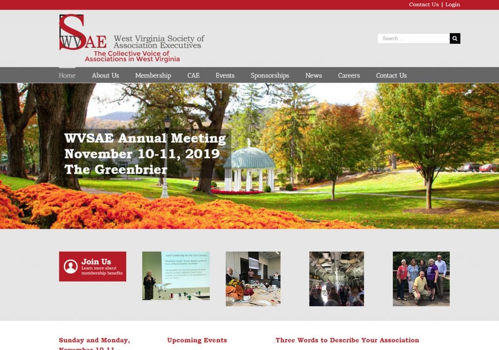 Association Website Design WV